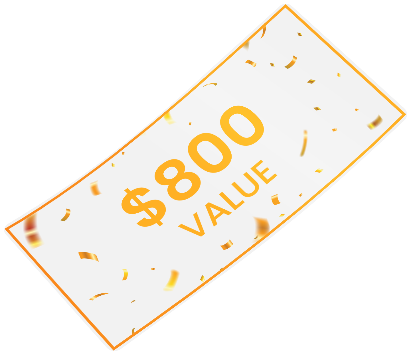 $800 gift voucher