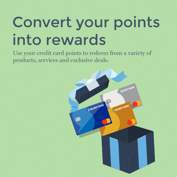 security bank credit card points - rewards program