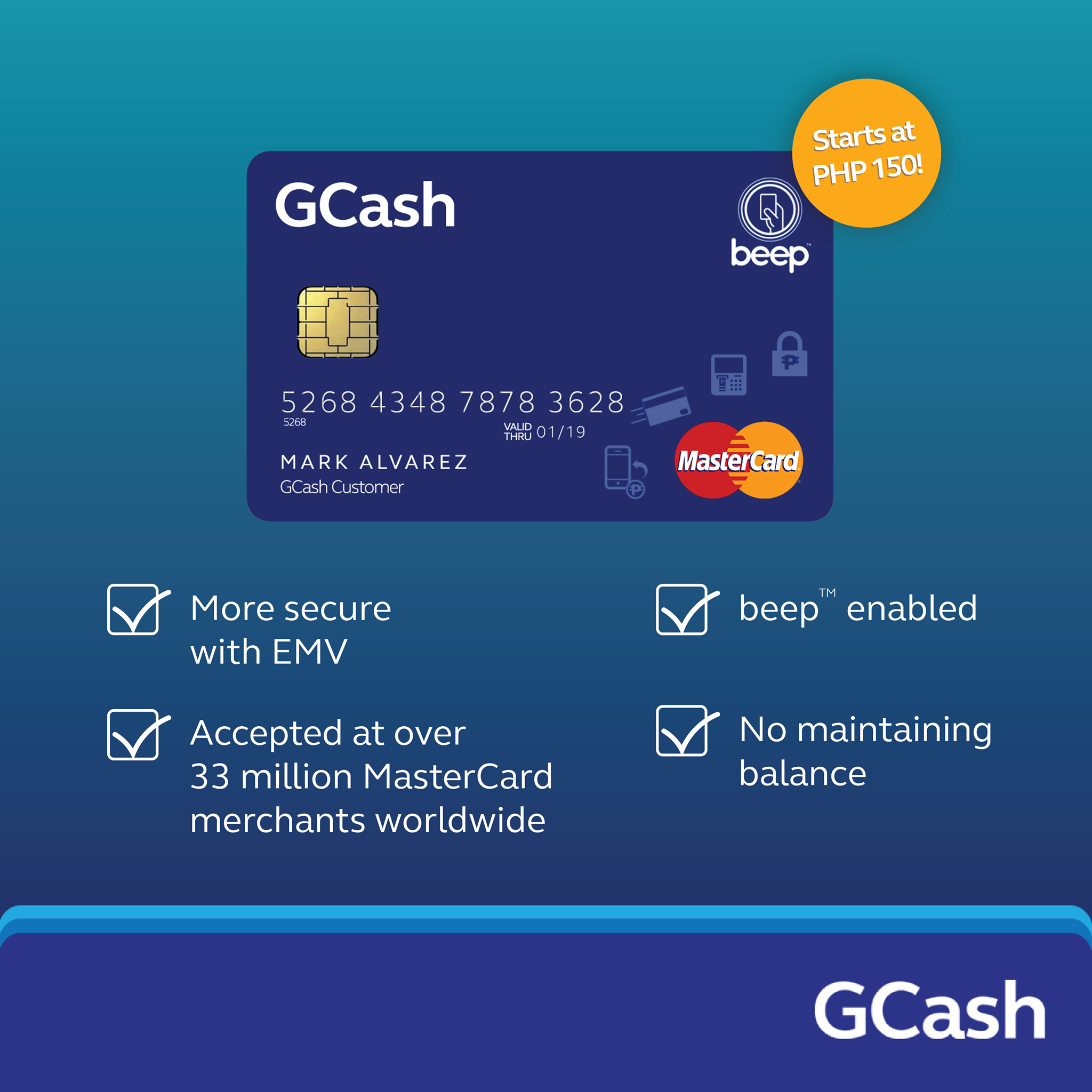 how to use gcash - gcash mastercard