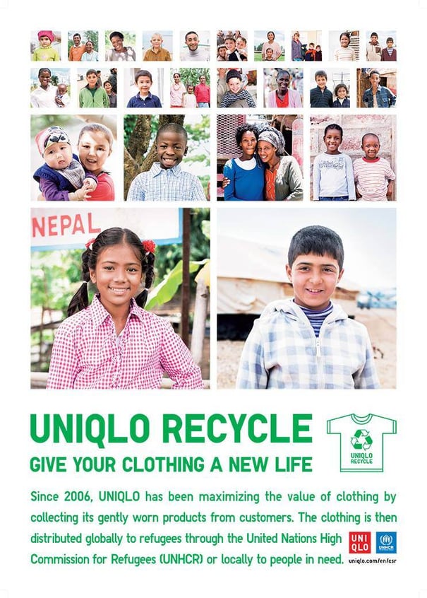 where to sell old clothes - uniqlo donation