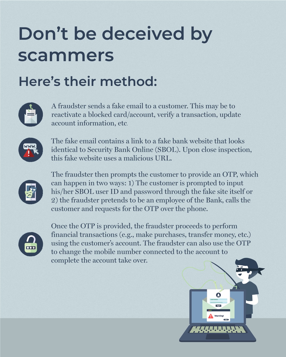 unauthorized transaction - security bank fraud attacks