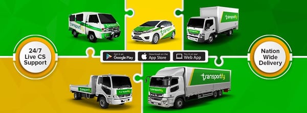 how to book transportify - transportify delivery services