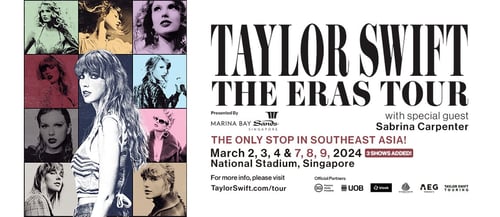 Taylor Swift演唱會2024 新加坡場