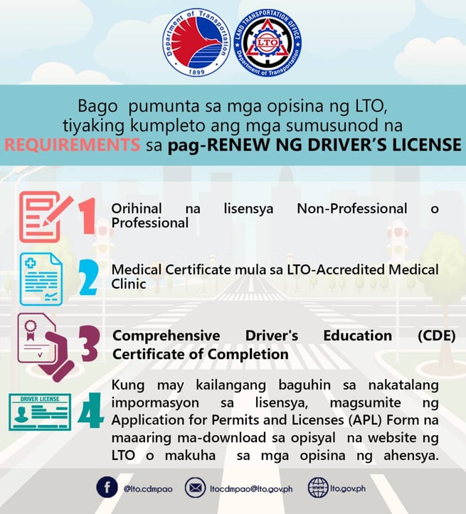Driver's License Renewal How to Renew with LTO in 2023