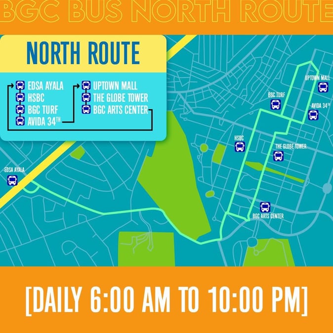 BGC bus route - north route
