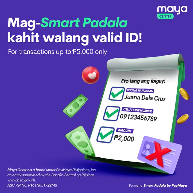 maya center - valid IDs