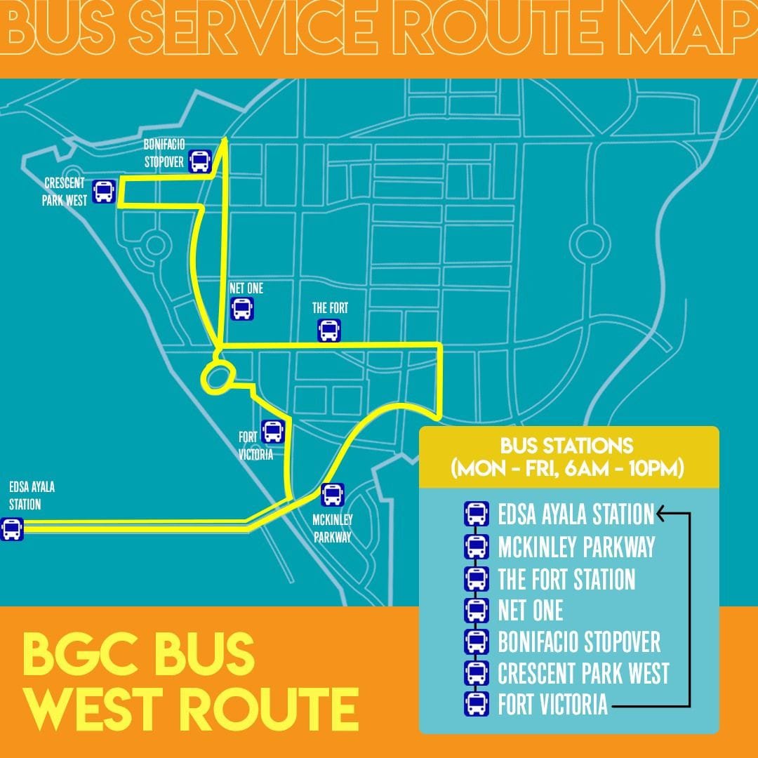 BGC Bus Route And Schedule Guide For Commuters