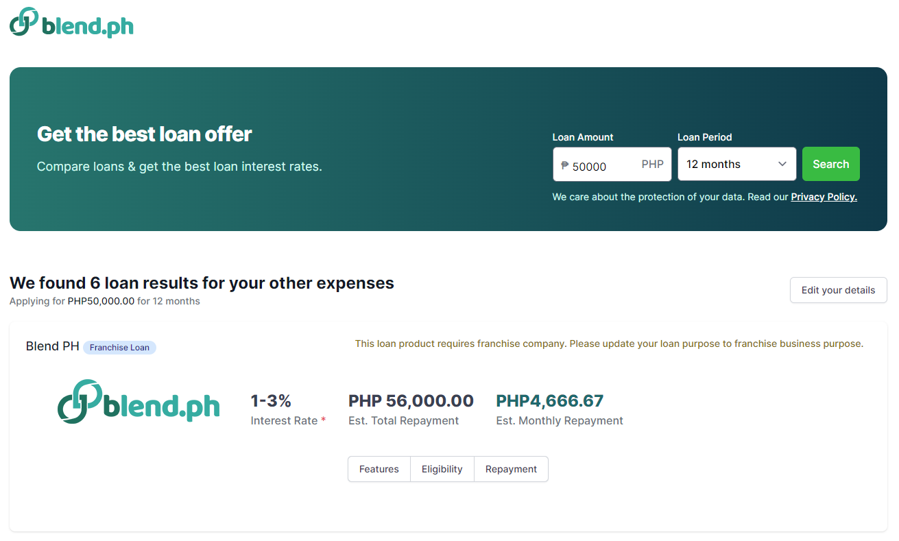 blendph loan review - compare loans