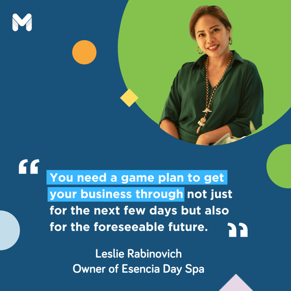 successful entrepreneurs in the Philippines - Leslie Rabinovich of Esencia Day Spa
