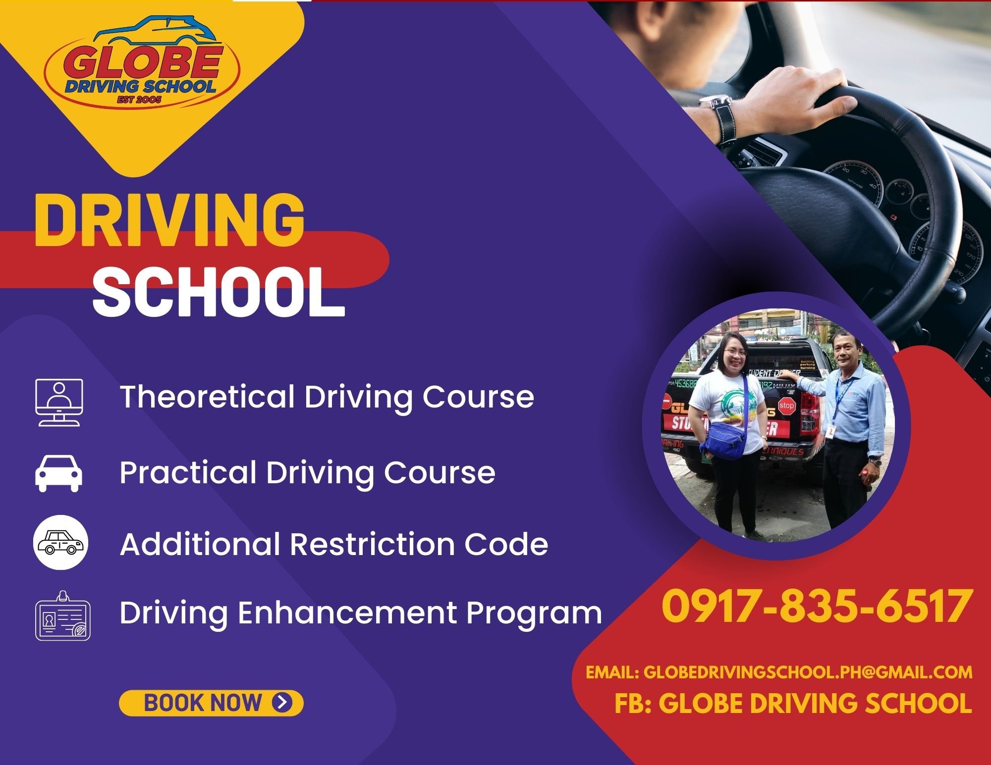 driving school in the philippines - globe