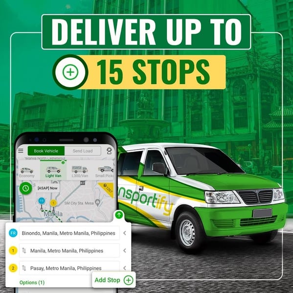 how to book transportify - transportify delivery drop-off