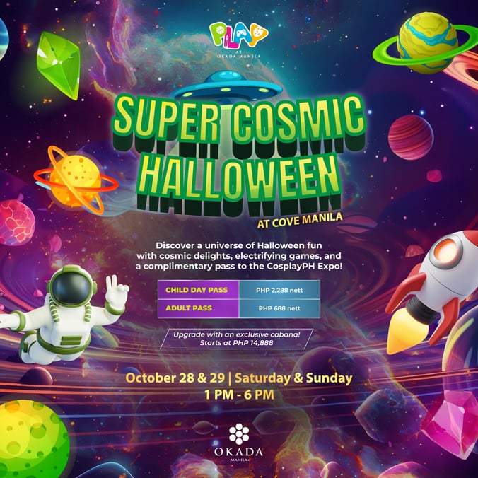 halloween theme ideas - super cosmic halloween cove manila