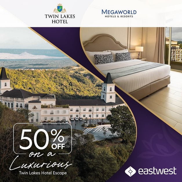 eastwest credit card promo - 50% off twin lakes