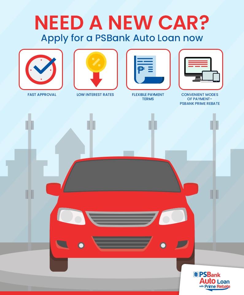 best bank for car loan in the philippines - psbank auto loan with prime rebate
