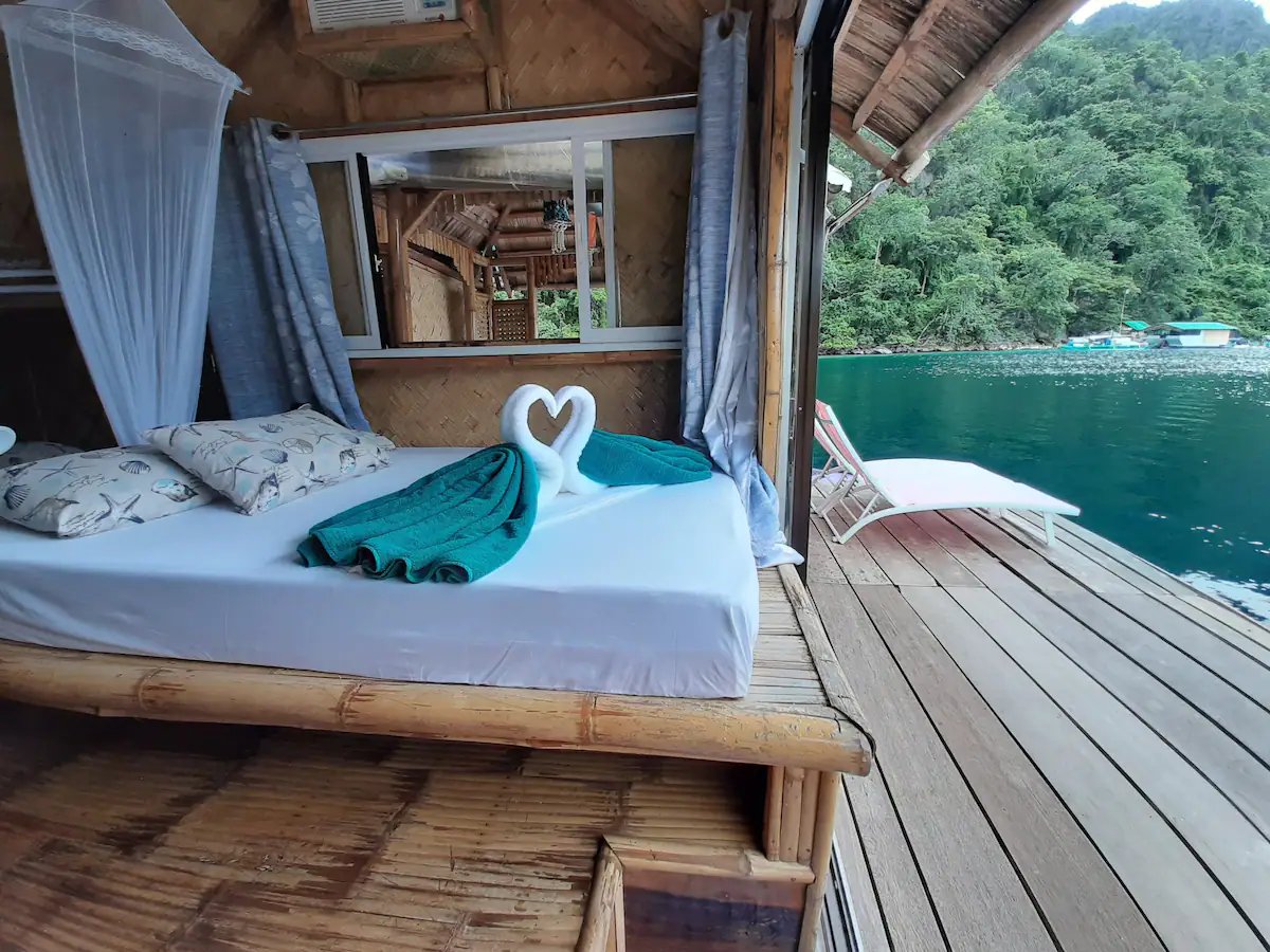 best airbnbs philippines - paolyn bamboo houseboat