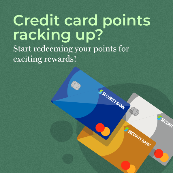 security bank credit card points - how to redeem