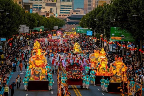 A lantern display during the Seoul Lantern Festival