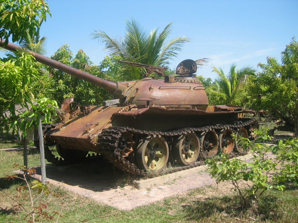 A tank at Siem Reap’s War Museum Cambodia
