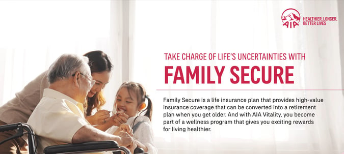 best life insurance in the philippines - AIA Family Secure