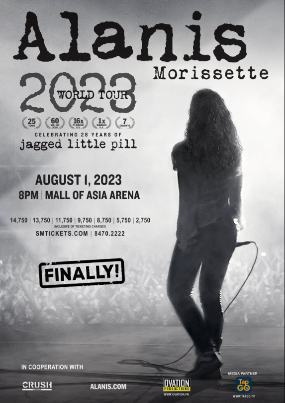 concerts and fan meetings in the Philippines - alanis morissette
