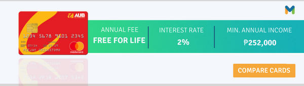 best credit card for parents - aub mastercard