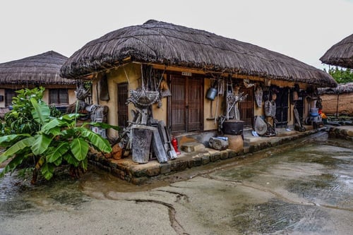 Andong Hahoe Folk Village, a Korea tourist attraction