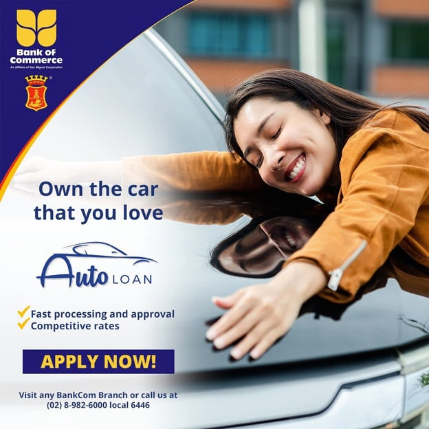 best bank for car loan in the philippines - bank of commerce