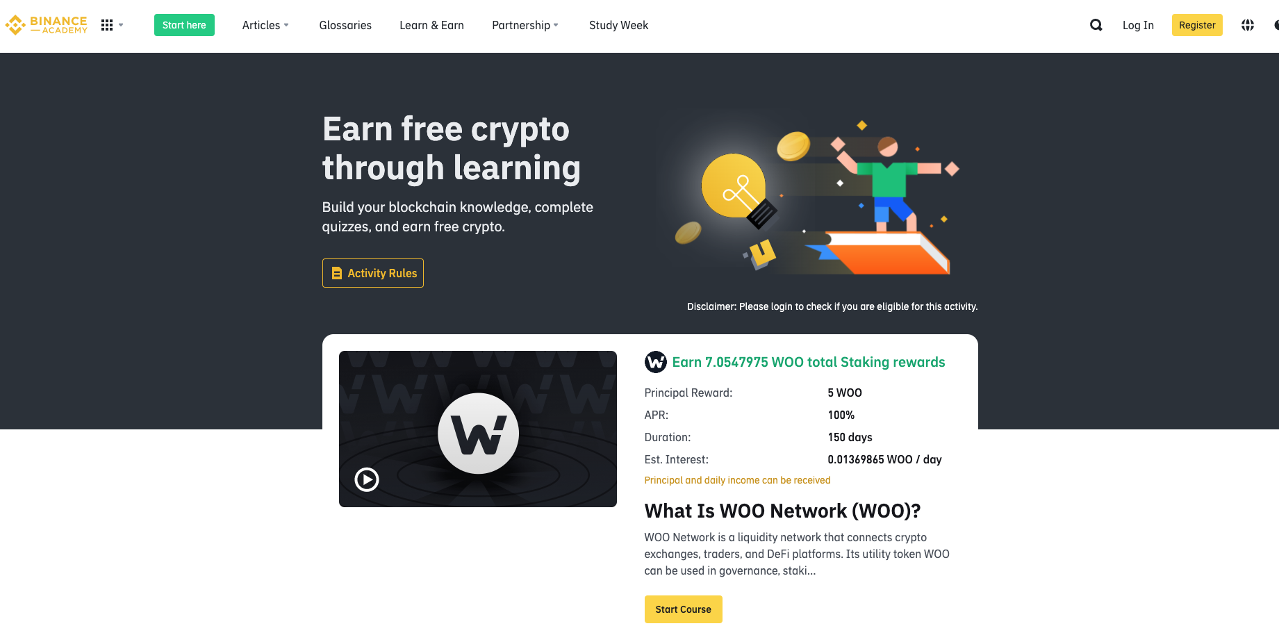 binance tutorial for beginners - binance learn and earn