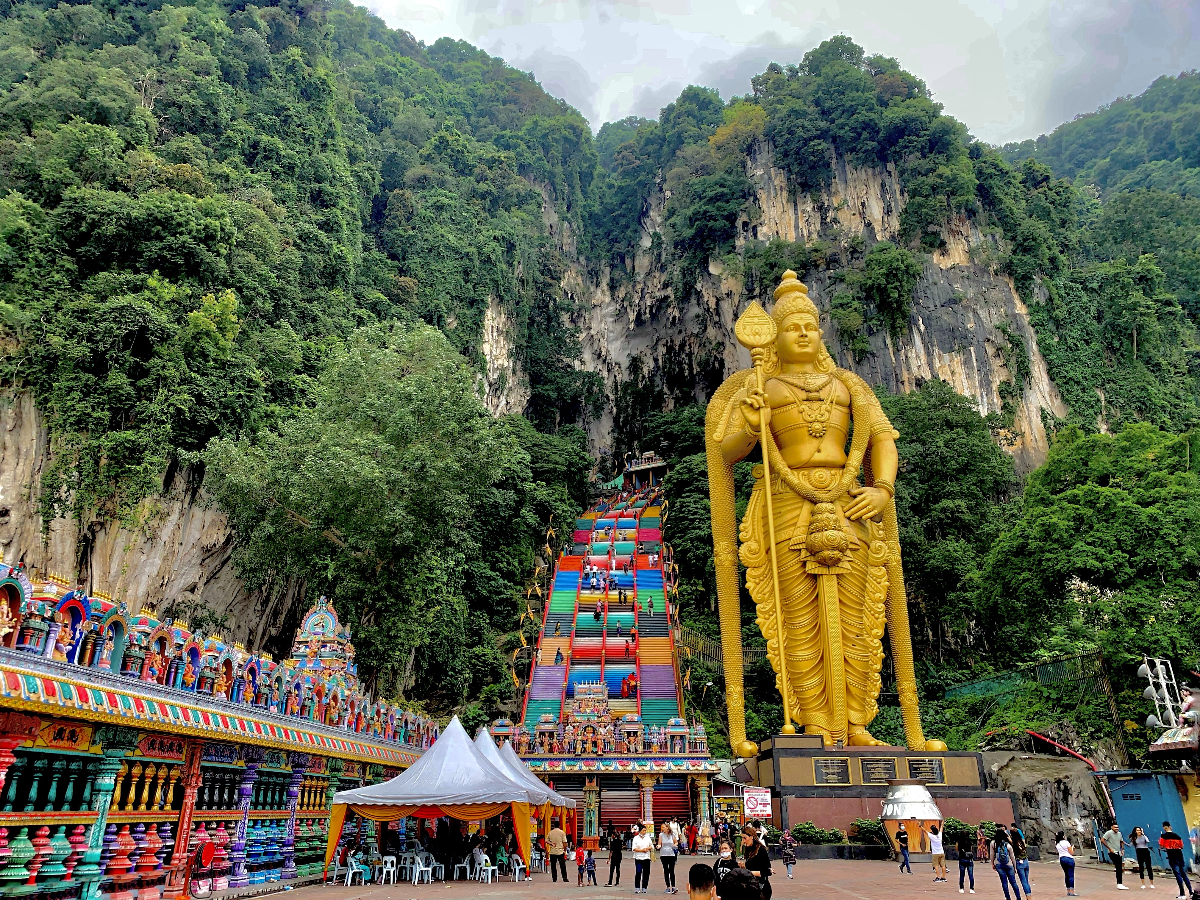 Batu Caves, one of Malaysia's tourist attractions