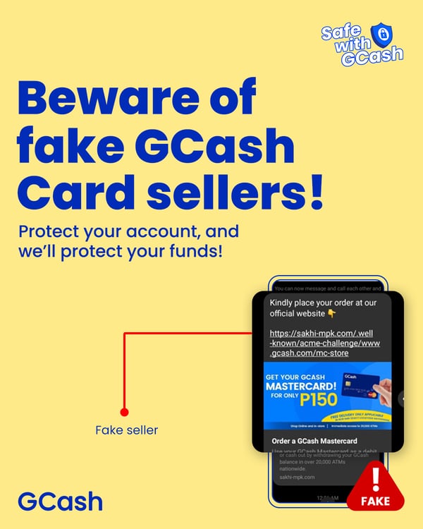 Comment obtenir GCASH MasterCard - faux vendeurs