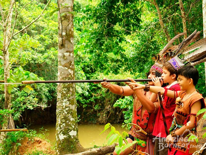 Blowpipe shooting, a fun thing to do in Sabah