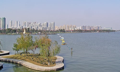 Breathtaking view at Jinji Lake