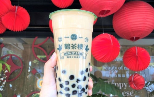 Bubble tea from He Cha Lou in Taitung, Taiwan