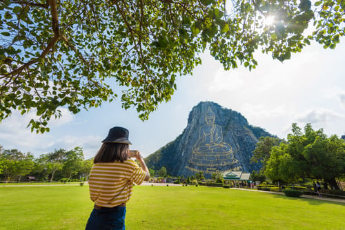 Buddha Mountain, a tourist attraction in Pattaya