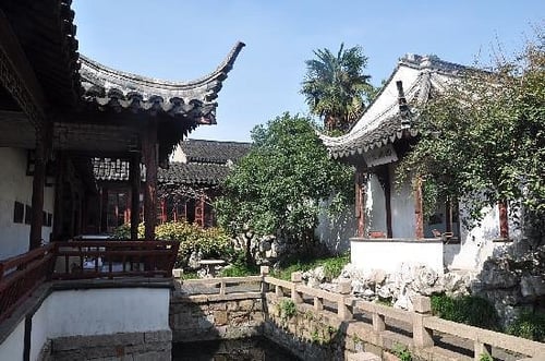 Buildings inside Quyuan Garden