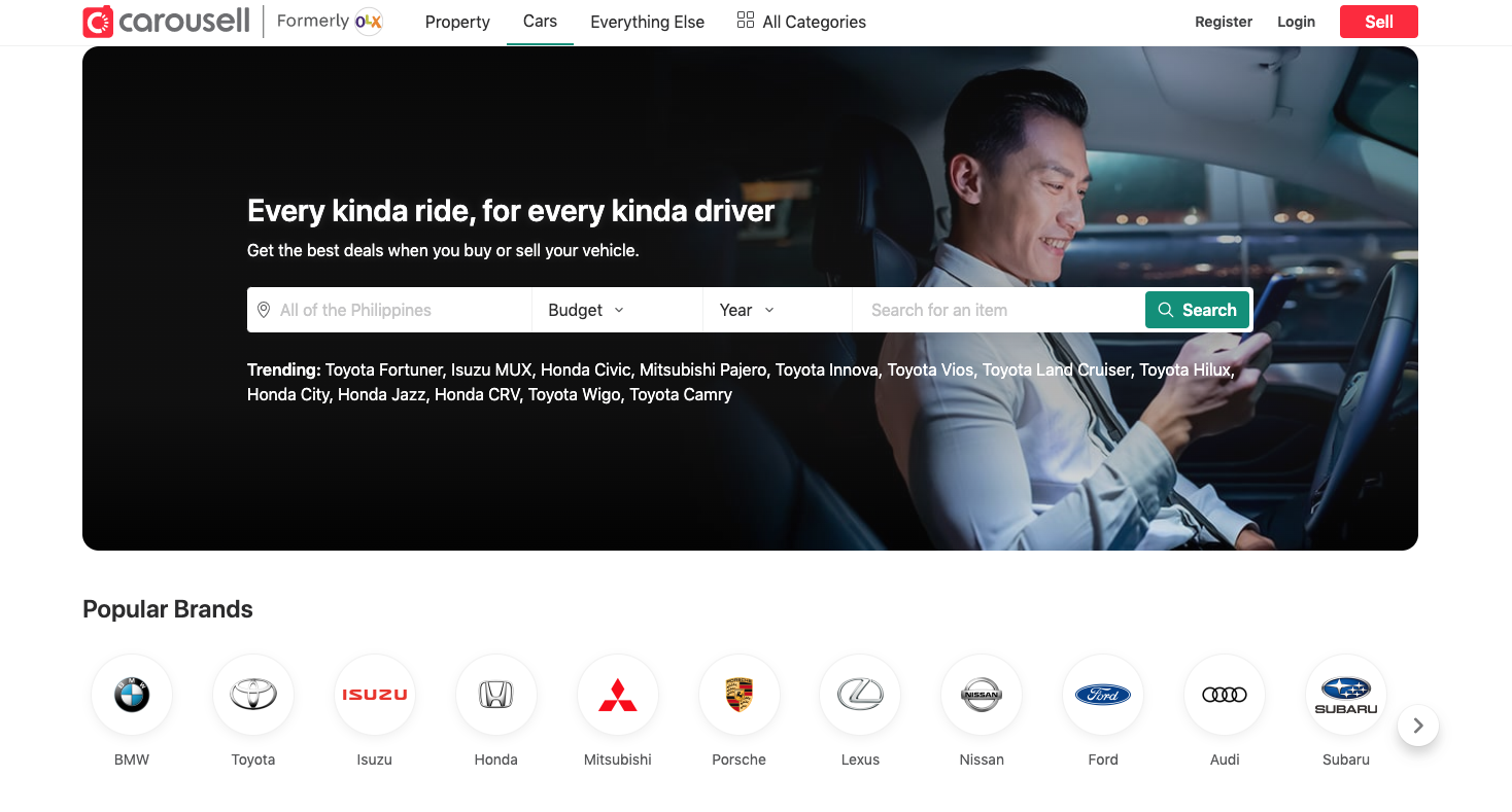 where to buy second-hand cars philippines - CAROUSELL