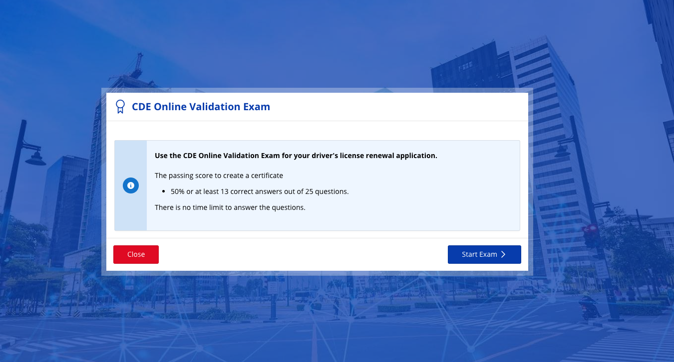 lto portal - cde validation exam