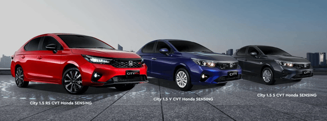 low down payment cars - honda city
