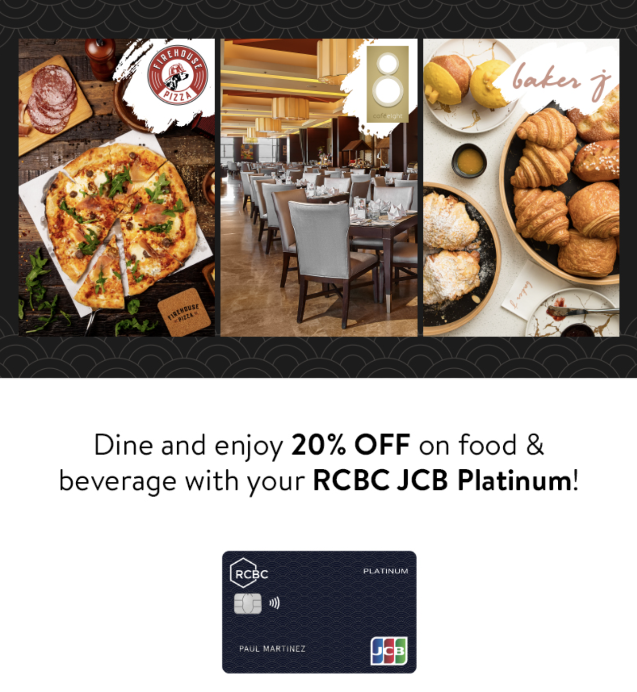 credit card dining promo 2024 - rcbc crimson hotel restaurants