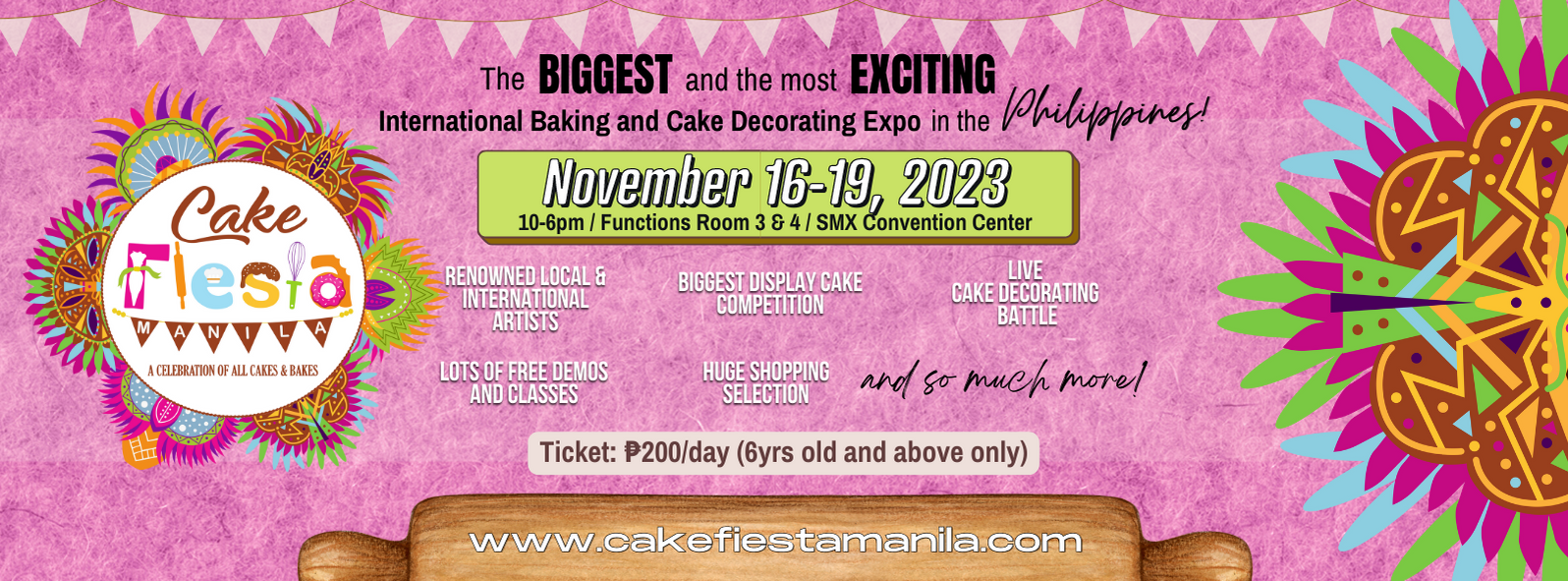 trade shows and franchise expos in the philippines 2023 - cake fiesta