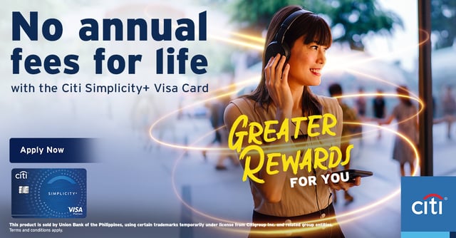 citi simplicity card review philippines - no annual fees