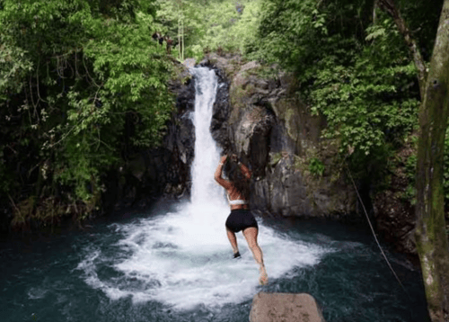 Cliff Jumping at Aling-Aling Waterfall