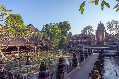 Dining at Cafe Lotus, one of the things to do in Ubud