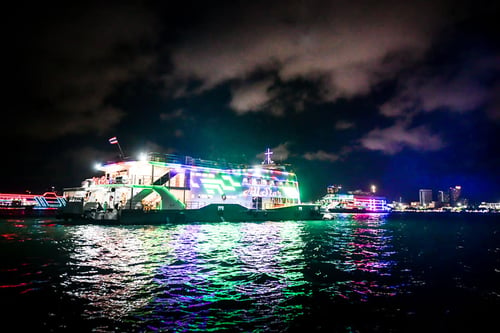 Dinner cruise on Pattaya Bay, one of the things to do in Pattaya