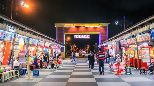 Dongdamen Night Market in Hualien