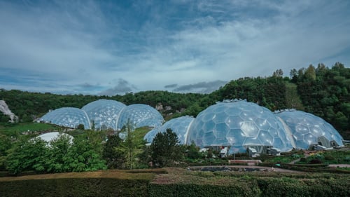 Eden Project, one of the most unique places to visit when holidaying in the UK