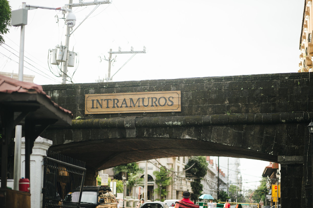 Entrance of Intramuros Manila