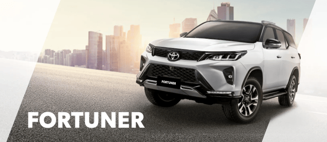 best cars for road trip - toyota fortuner