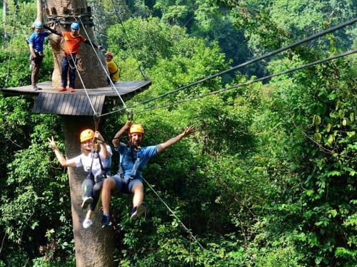 Flight of the Gibbon, a tourist attraction in Pattaya