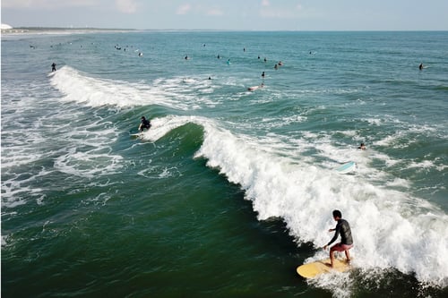 Fukuoka_s coastline is a haven for surfers, offering consistent waves and beautiful beaches.